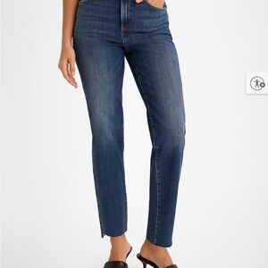 Women's Straight Ankle High Rise Jeans